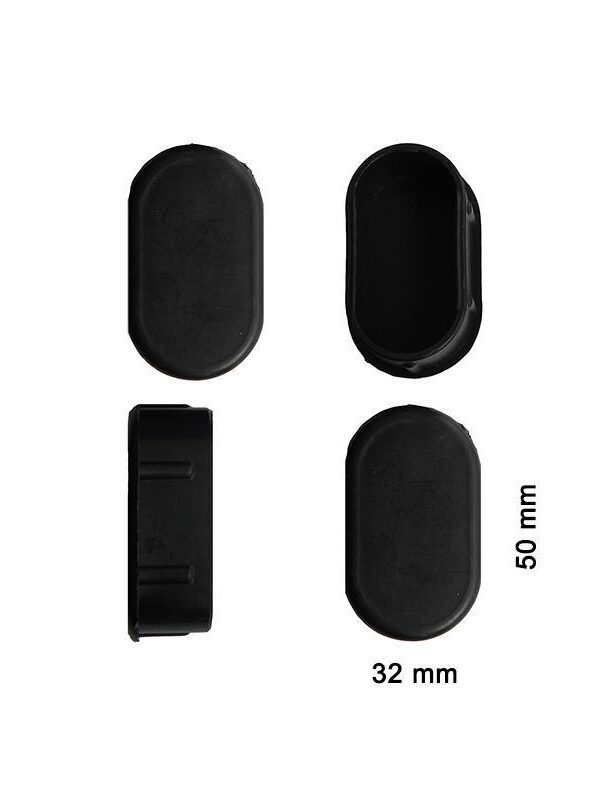 Oval Profil İç Tapa 32x50 mm 4 Adet