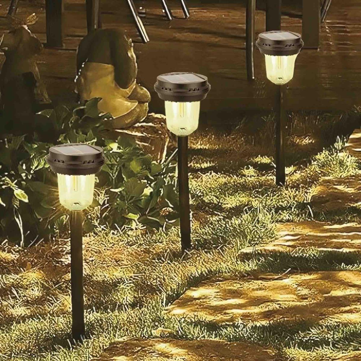 PANTHER PT-B117 SOLAR LED BAHÇE LAMBASI - Görsel 3