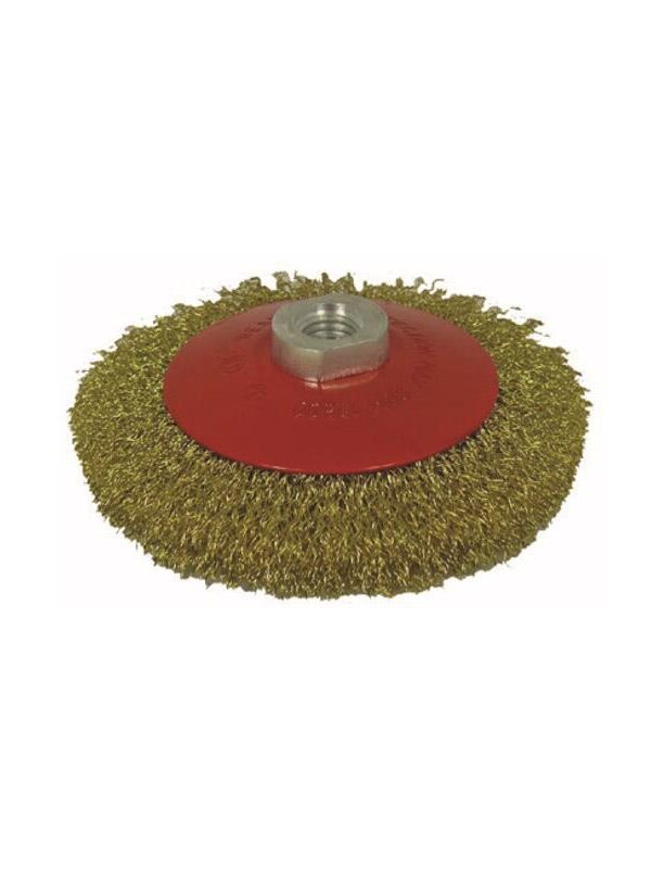 Partner 03033 M14 Vidalı  Sarı Telli Fırça 125 mm