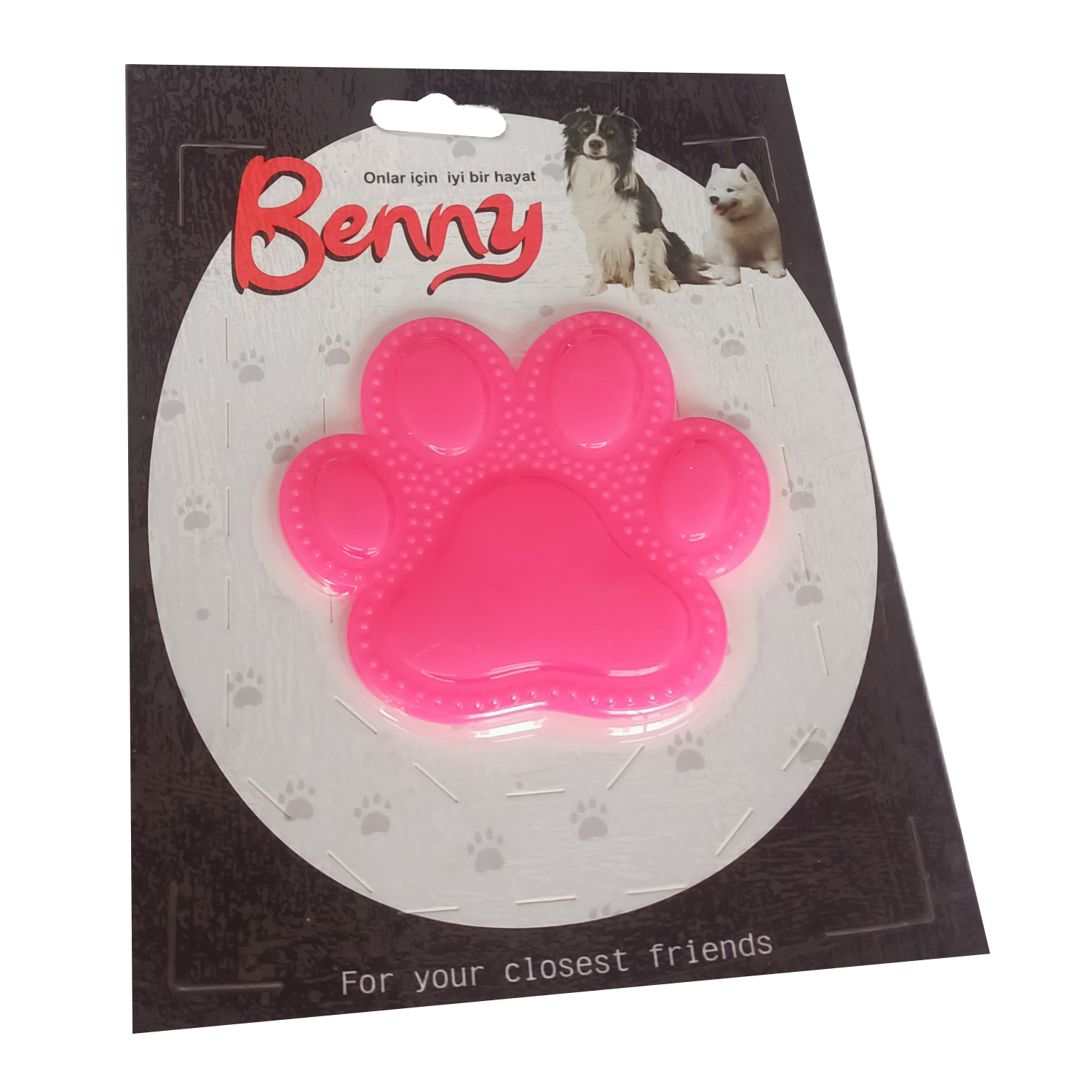 Benny Köpek Oyuncağı Pati 9,5 x 9 cm Pembe - Görsel 2