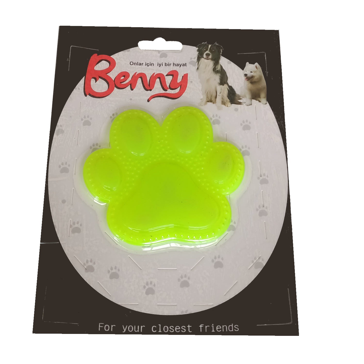 Benny Köpek Oyuncağı Pati 9,5 x 9 cm Sarı - Görsel 3