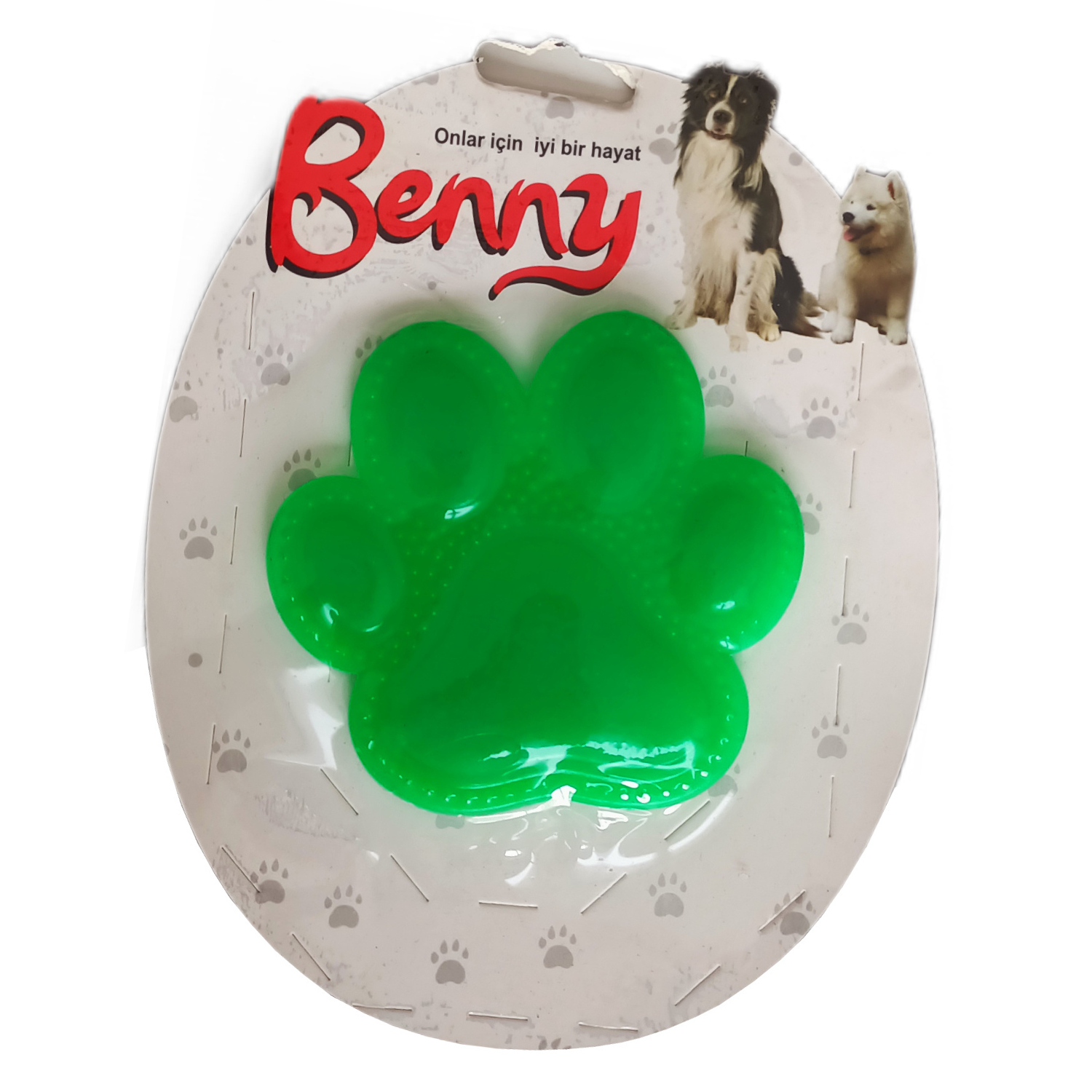 Benny Köpek Oyuncağı Pati 9,5 x 9 cm Yeşil - Görsel 2