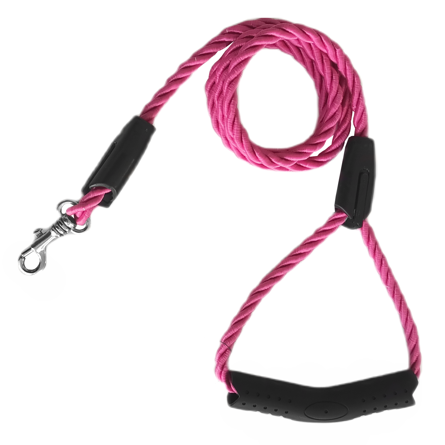 Üçlü Sarmallı Köpek Gezdirme Halatı 1 cm-120 cm Pembe - Görsel 6