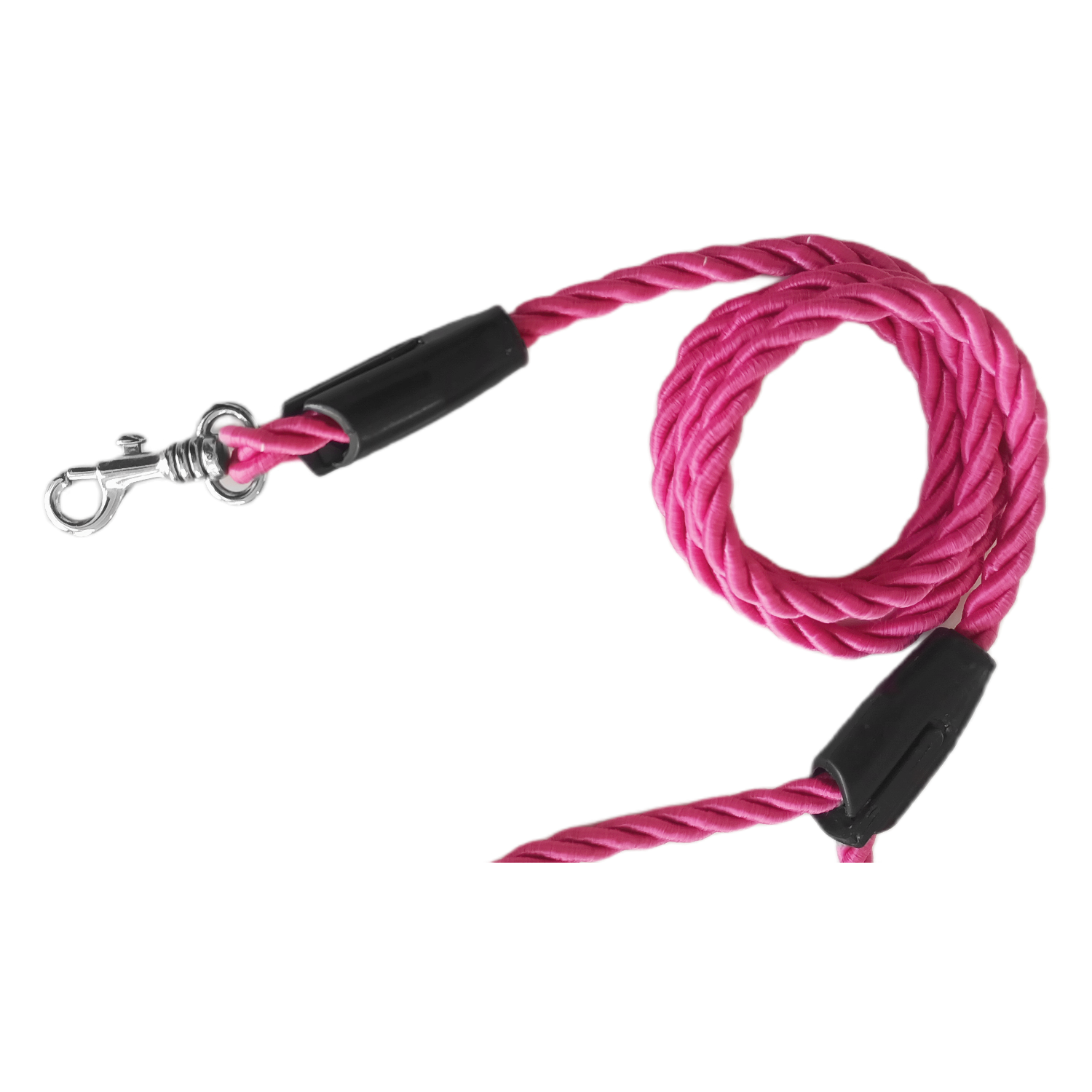 Üçlü Sarmallı Köpek Gezdirme Halatı 1 cm-120 cm Pembe - Görsel 5