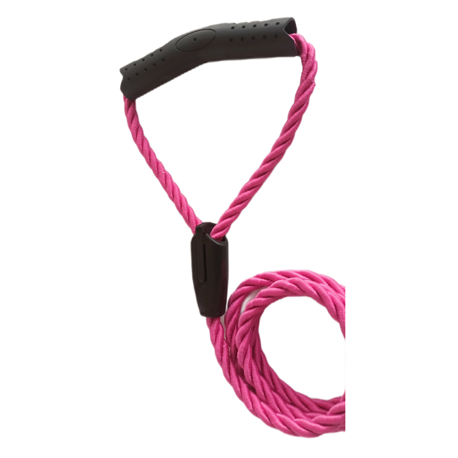 Üçlü Sarmallı Köpek Gezdirme Halatı 1 cm-120 cm Pembe - Görsel 3