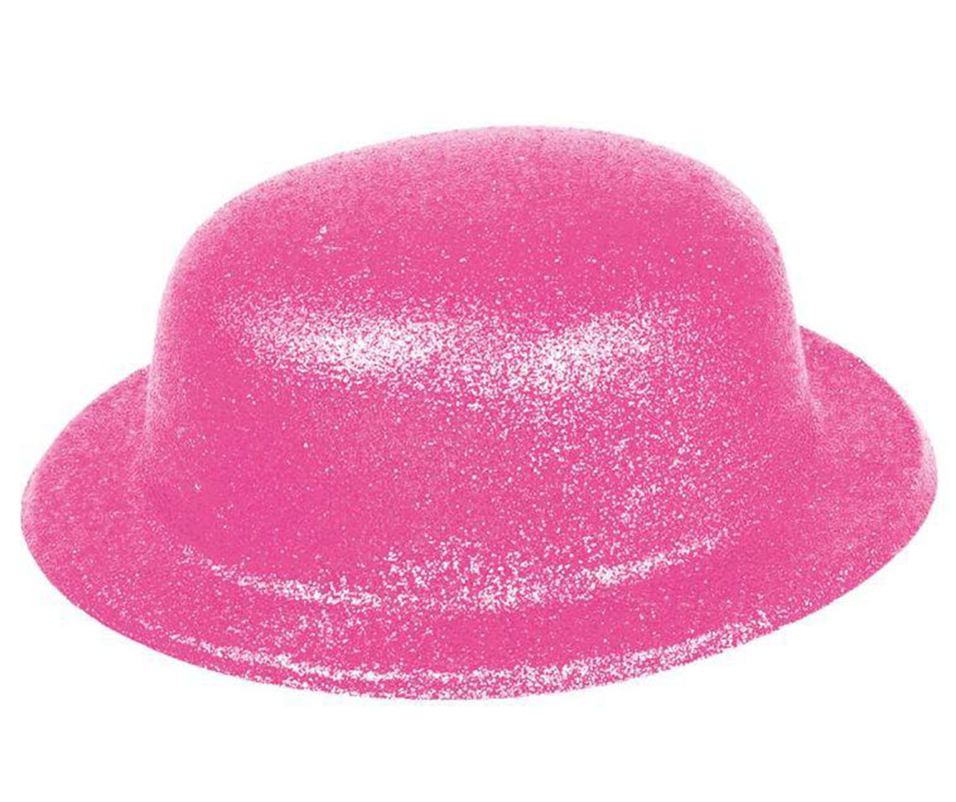 Pembe Renk Simli Melon Yuvarlak Parti sı 24x26 cm