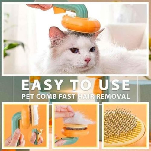 Kabak Model Kendini Temizleyen Kedi Tarağı 66x84x195 mm - Görsel 3