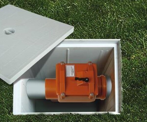 PVC Pissu Atıksu Çekvalfi 125 mm Kilitli