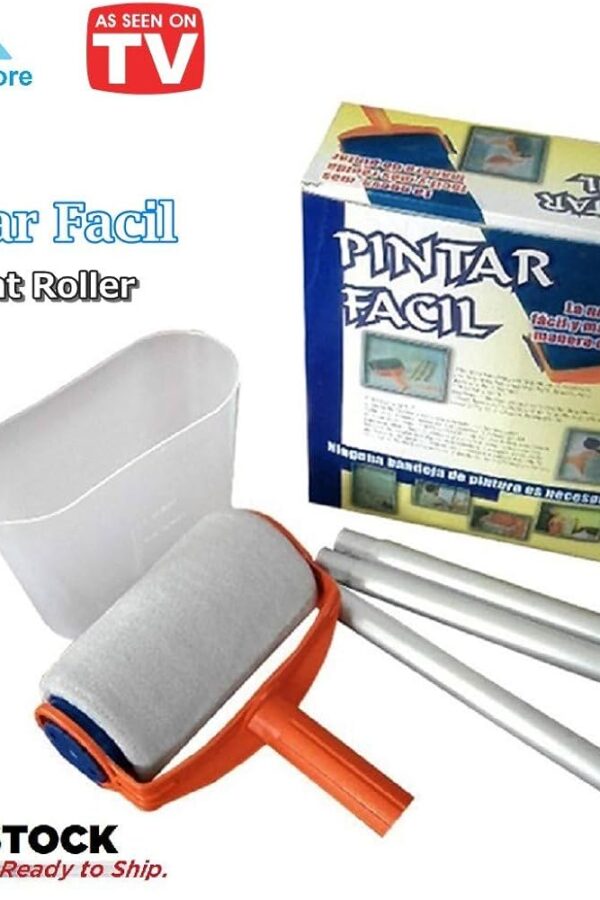 Pintar Facil Pratik Damlatmayan Boya Rulosu Ve Fırçası