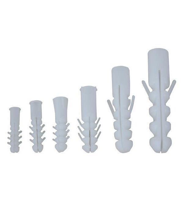 Plastik Dubel Beyaz 14 mm ( 20 Adet )