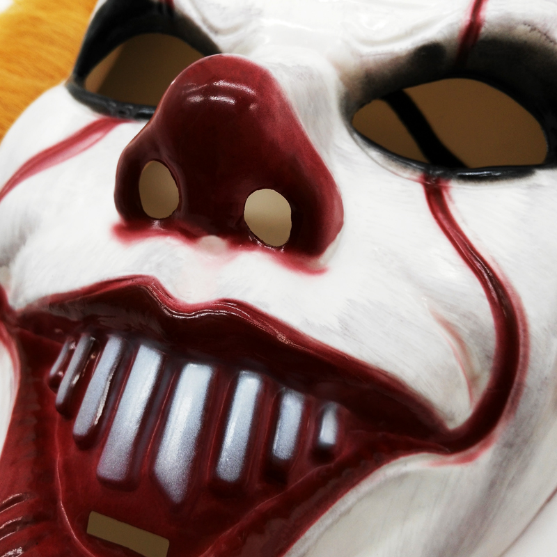 Plastik Joker Maskesi Killer Palyaço Maskesi - Görsel 2