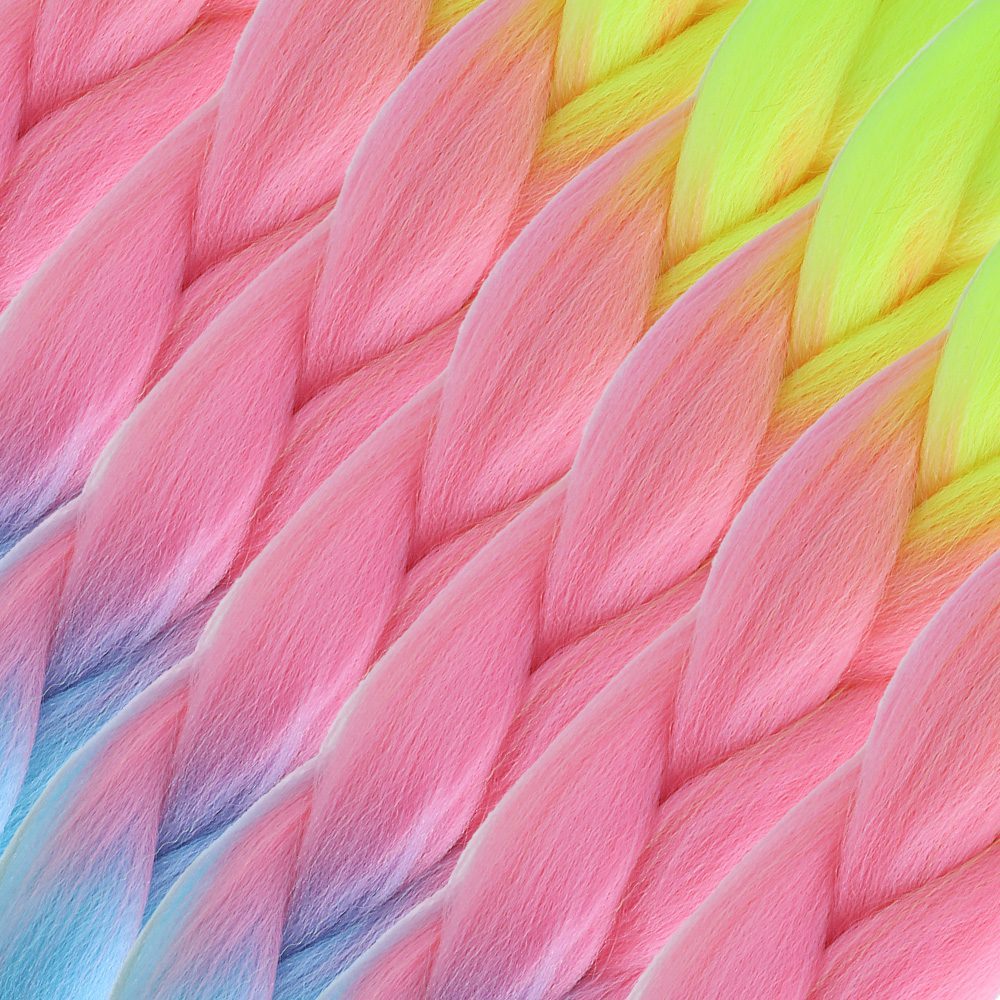 Afrika Örük Ombreli Sen 100 Gr. / Neon Sarı / Pembe / Açık Mi - Görsel 2