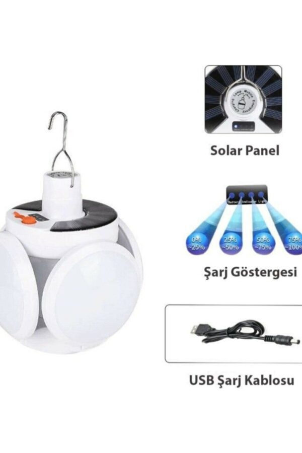 Polizei P-038 Solar Güneş Enerji Ve Usb Sarjli 5 Kanatlı