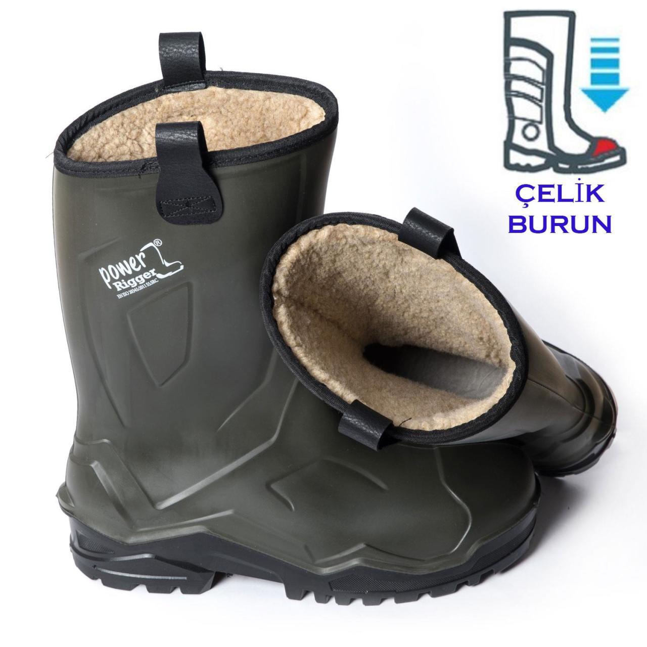 Pollyboot Power Rigger Çizme Çelik Blu 42 Numara