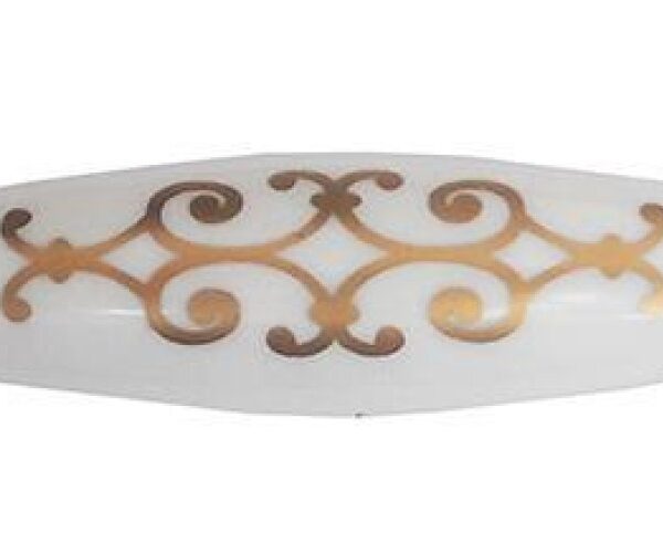 Klasik Silindir Kulp Antik Sarı 96 mm