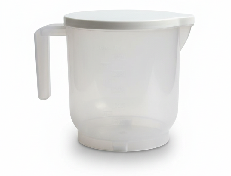 Pratik Ölçü Kabı - 2 Litre Dereceli Şeffaf Hazne BPA Free - Görsel 5