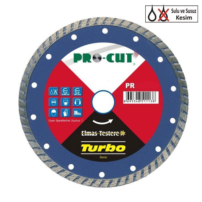 Prut AB 115 mm Turbo Kanallı Elmas Testere
