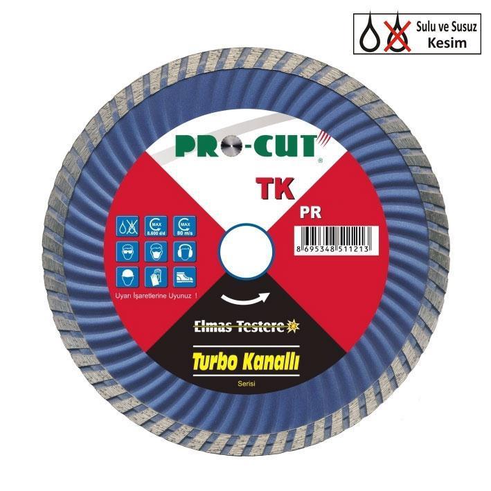 Prut TK 180 mm Turbo Kanallı Elmas Testere