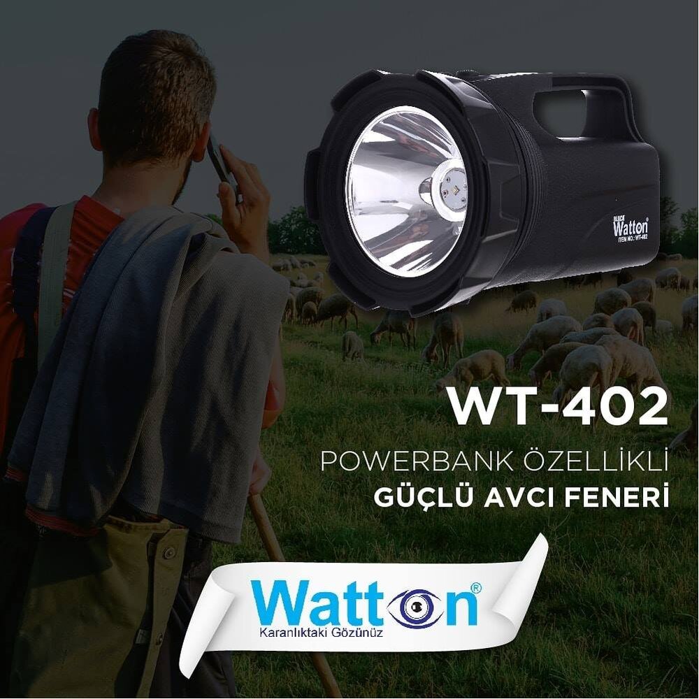Profesyonel cı Feneri 30 W Gücünde Wt-402