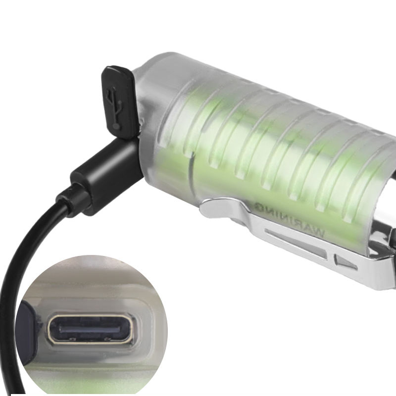 Profesyonel TG LED Güçlü 8 Modlu Type-C 1000 Lümen Polis Çakarlı Şarjlı - Görsel 2