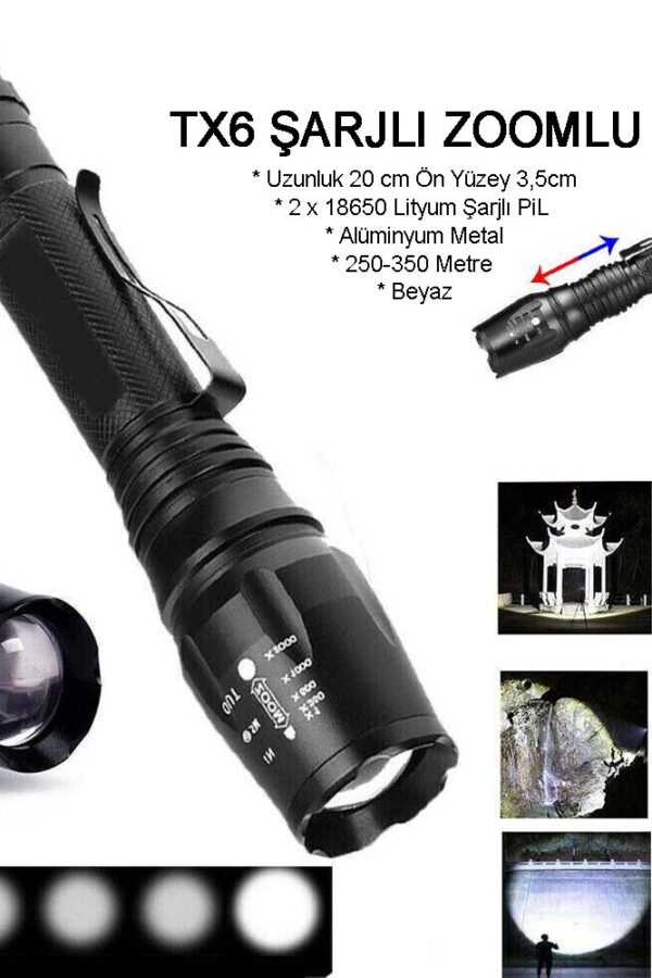 Profesyonel Tx6 Şarjlı Zoomlu  Wt-241