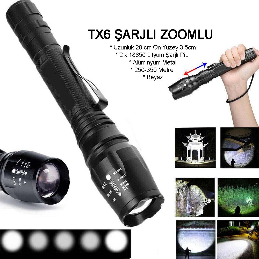 Profesyonel Tx6 Şarjlı Zoomlu Wt-241