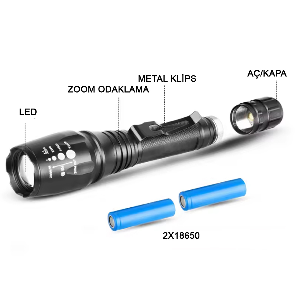 Profesyonel Tx6 Şarjlı Zoomlu Wt-241 - Görsel 2