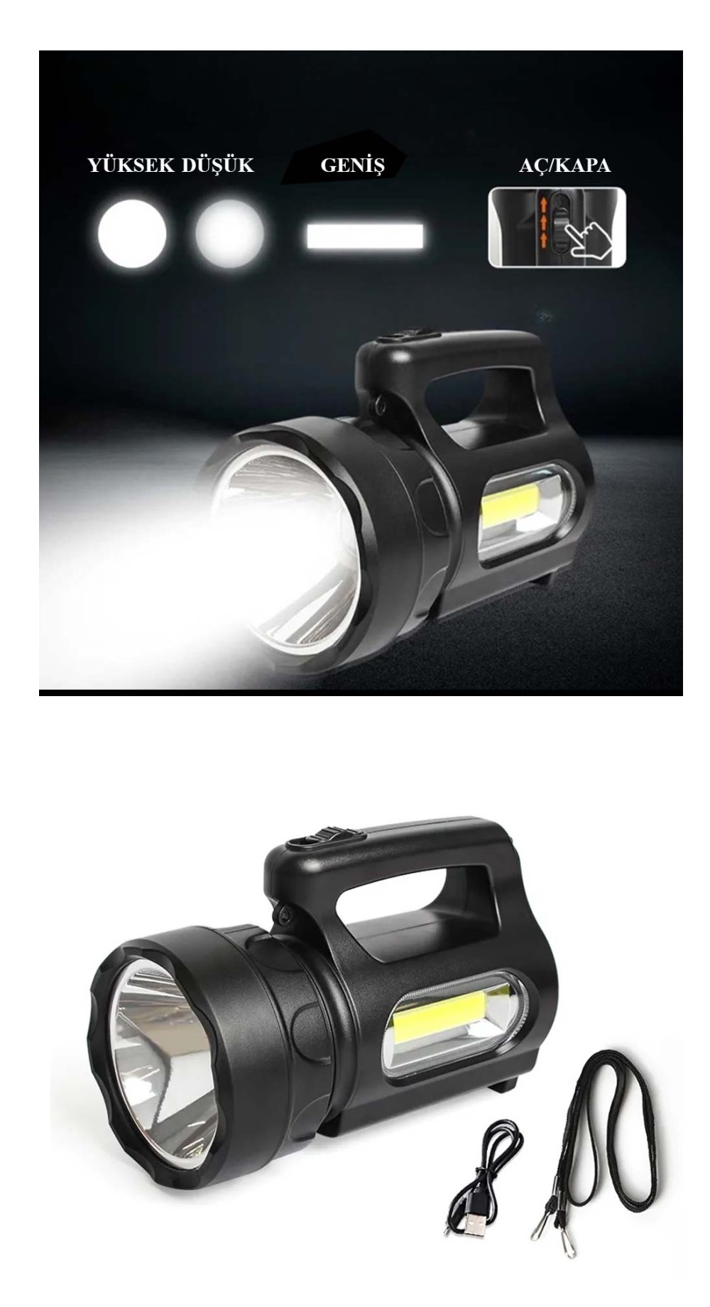 Profesyonel Ultra Güçlü LED - Yüksek Performanslı 900 Lümen Aydınlatma