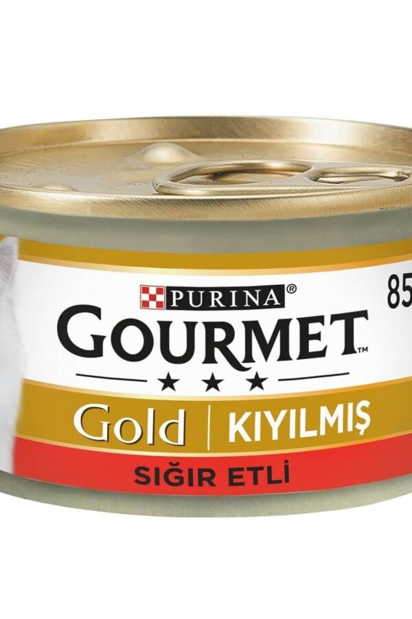 Purina Gourmet Gold Kıyılmış Sığır Etli Kedi Konservesi 85 Gr