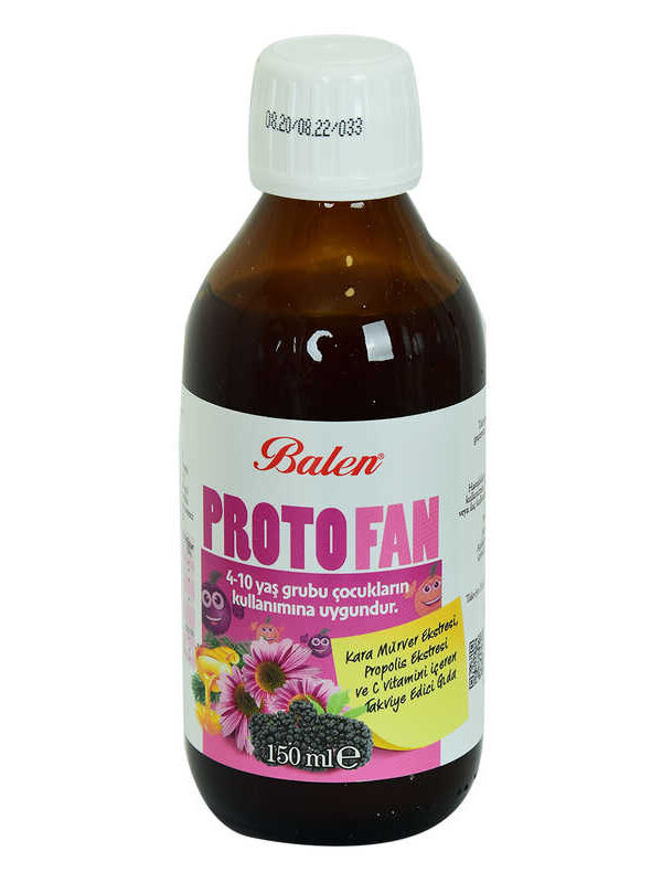 ProtoFan Kara Mürver Propolis Ekstratlı C minli Takviye Edici Gıda 150 ML