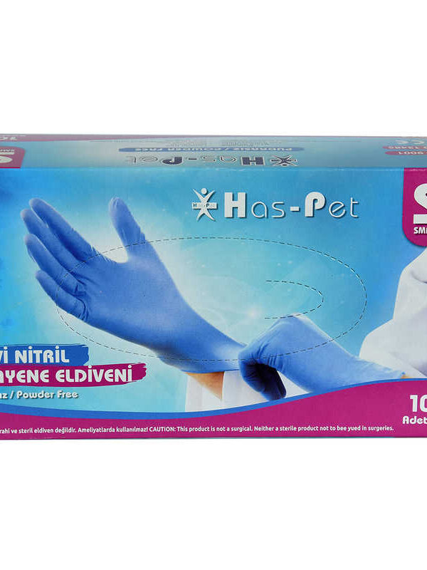 Pudrasız Mi Nitril Eldiven Küçük Boy (S) 100 Lü Paket