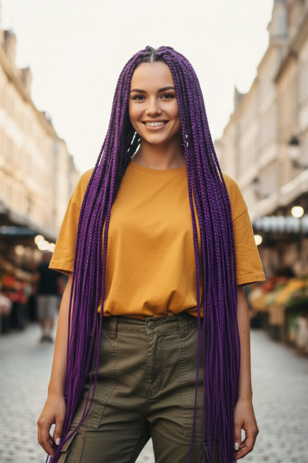 Afrika Örgüsü Ve Rasta İçin Sen  / Küllü Mor