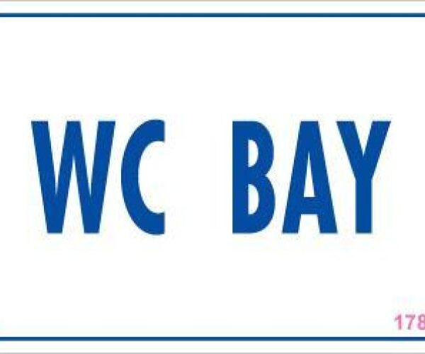 WC Uyarı Levhası 17,5x25 KOD:1783