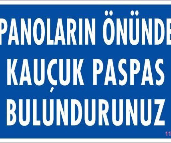 Elektrik Panosu Levhası 25x35 KOD:1128