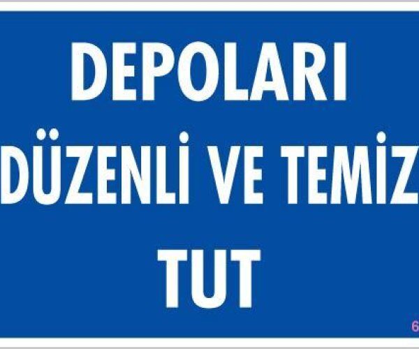 Depolama Uyarı Levhası 25x35 KOD:607