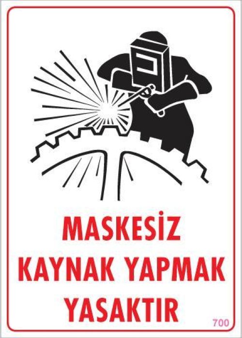 siz Kk Yapma Uyarı Levhası 25x35 KOD:700