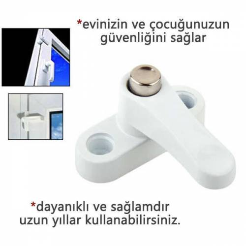 Pvc Kapı Pencere Emniyet Kilidi - Pimapen Kilidi - ÇELİK - 6 Adet - Görsel 4