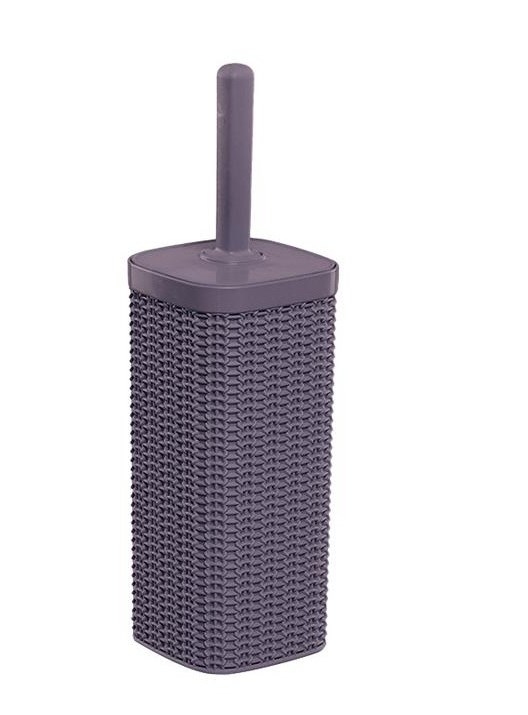 Rattan Wc Klozet Temizleme Fırçası - Antrasit - Görsel 4