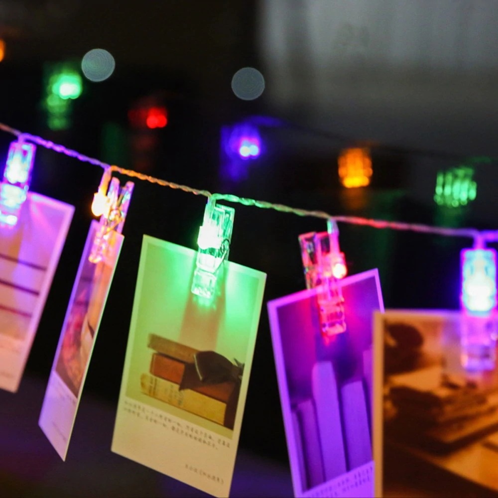 Renkli Işıklı Mallı Fotoğraf Albümü 10 lu - RGB