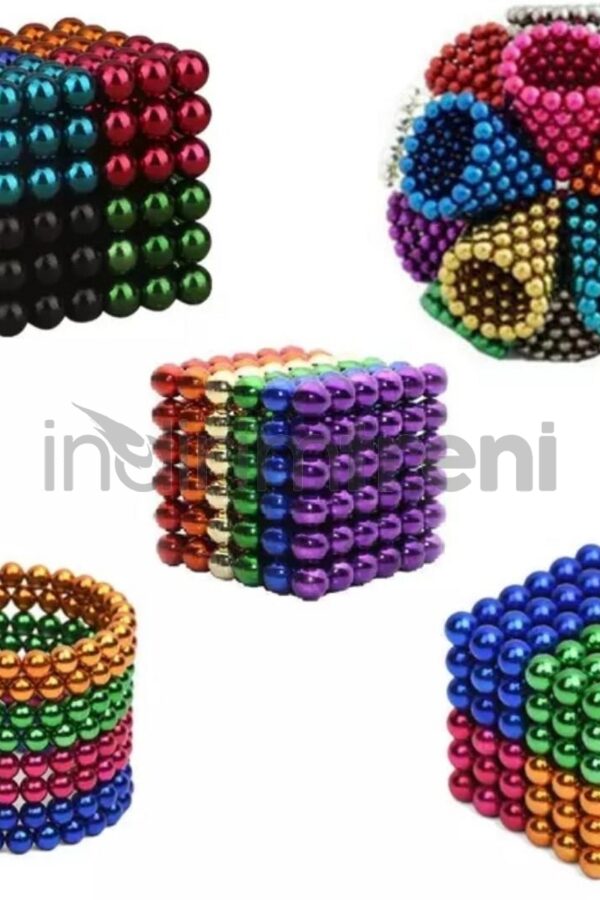 Renkli 216 adet mıknatıs neube mıknatıs 5mm neodyum