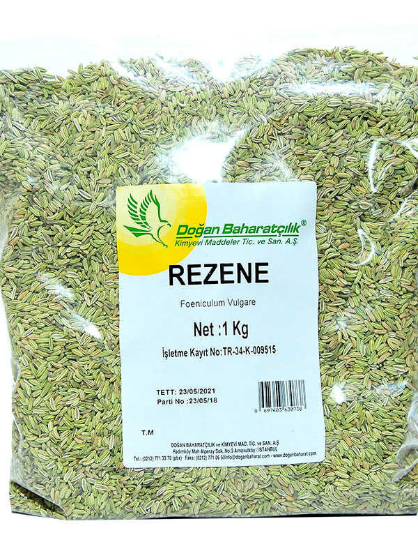 Rezene Doğal Tane Rezene u 1000 Gr Paket