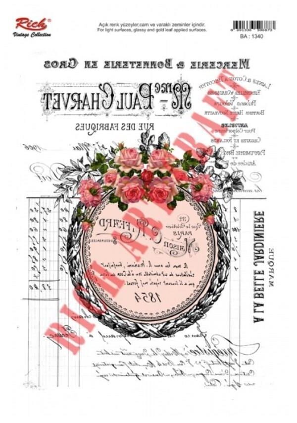 Rich 1340 Vintage Kolay Transfer 23x33 cm