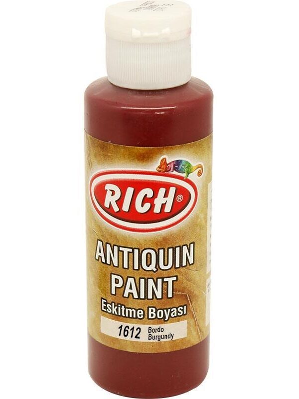 Rich 1602 Bordo 120 ml Eskitme Ahşap Boyası
