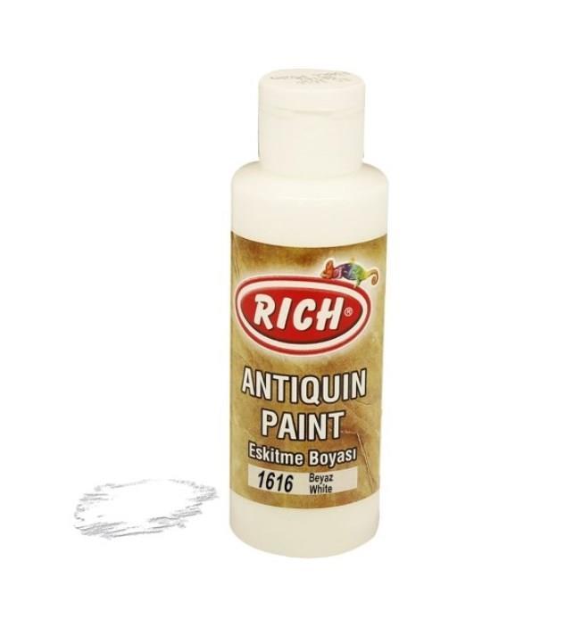 Rich 1616 Beyaz 120 ml Eskitme Ahşap Boyası - Görsel 2