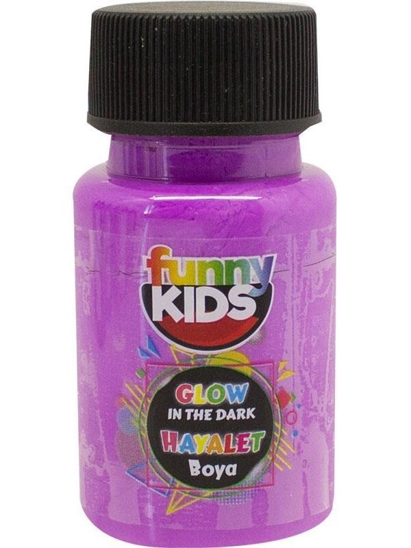Rich 4486 Mor Funny Kids Glow In The Dark Hayalet Boya 50 cc