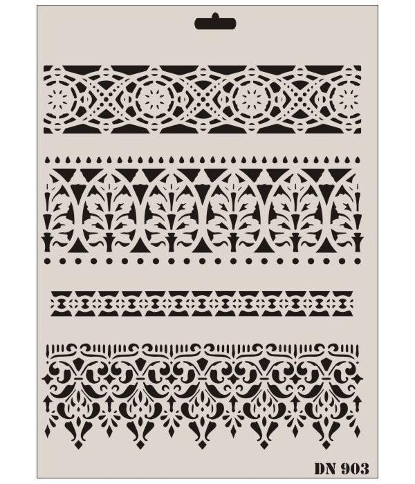Rich Dantel Seri DN-903 Stencil 35x25 cm