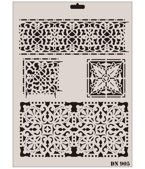 Rich Dantel Seri DN-905 Stencil 35x25 cm