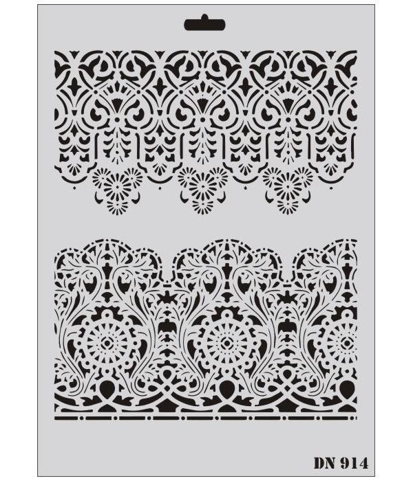 Rich Dantel Seri DN-914 Stencil 35x25 cm