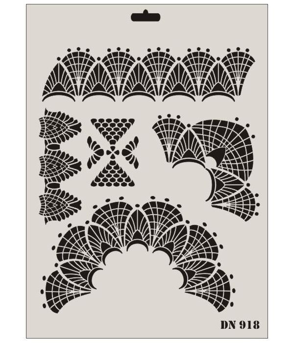 Rich Dantel Seri DN-918 Stencil 35x25 cm