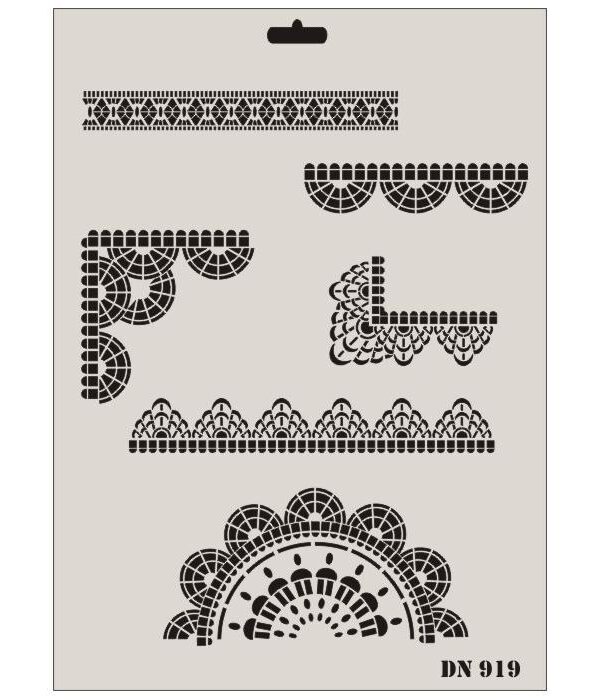 Rich Dantel Seri DN-919 Stencil 35x25 cm